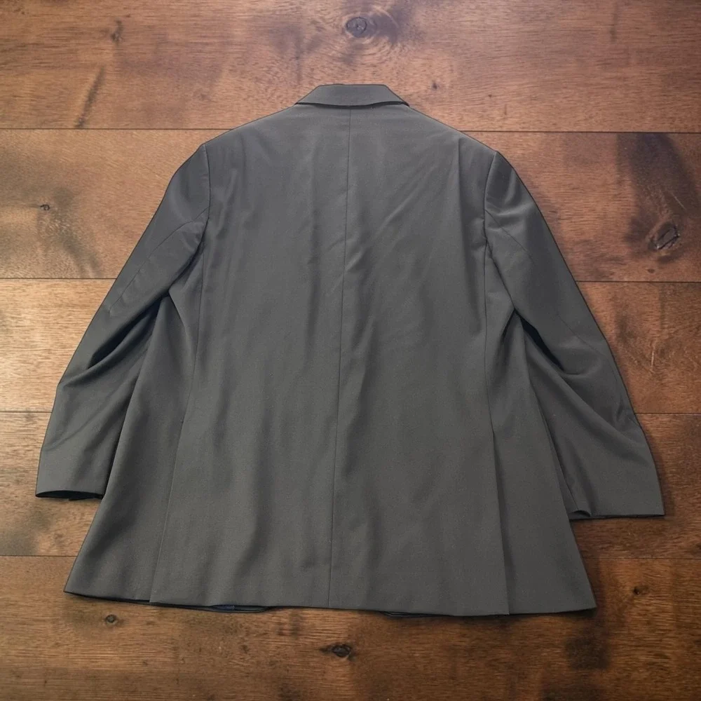 David Donahue Roarke Tuxedo Jacket 42R Loro Piana Wool Black 2 Button Blazer